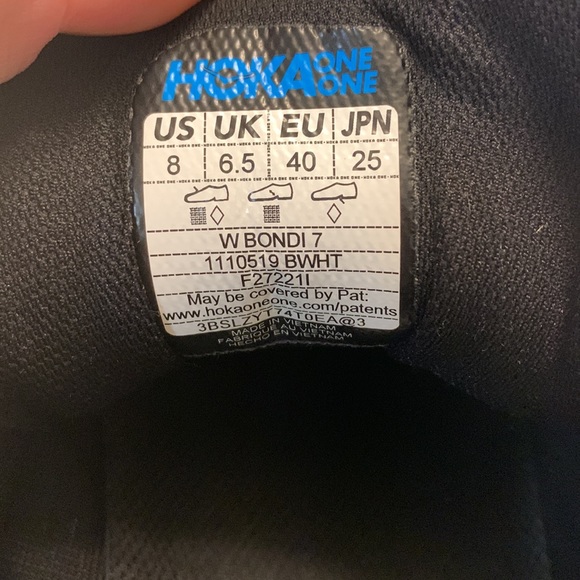 SOLD Hoka Bondi 7 - Picture 6 of 6